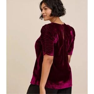 Torrid Crushed Velvet shirt
